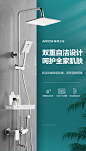 【箭牌（ARROW）AE3482S】箭牌（ARROW）淋浴花洒套装 自洁淋浴喷头莲蓬头 升级全铜下出水 洗澡沐浴淋雨器自洁手持顶喷 【店铺优选】双重自洁四功能带置物架AE3445S【行情 报价 价格 评测】-京东