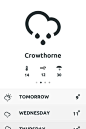 Weather App - Icons font