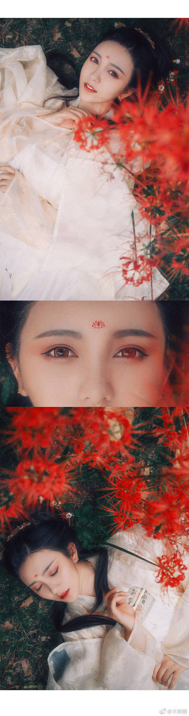 《花想容》
繁花似锦锦绣胭
亭台独卧卧缠...