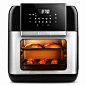 Amazon.com: Innsky Air Fryer Oven, 10.6QT 1500W Electric Air Fryer with LED Digital Touchscreen 10-in-1 Countertop Oven with Dehydrator & Rotisserie, 6 Accessories & 32 Recipes & 2 Years Warranty: Kitchen & Dining