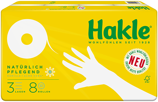 德国卫生纸品牌Hakle新LOGO和新包...
