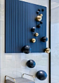 设计师样板房酒店售楼处抽象金属球雕塑装置艺术壁饰工艺摆件软装-淘宝网