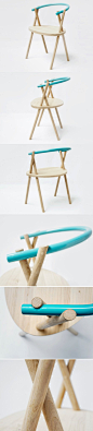 荷兰 oato工作室设计的一把极简椅子