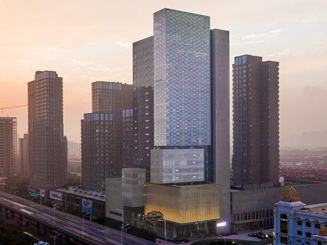 石家庄西美五洲酒店aedas建筑设计酒店项目中国石家庄建筑设计设计