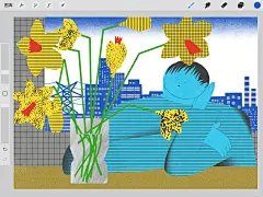 插画分享 黄色水仙花 - 小红书