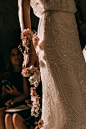 Reem Acra Bridal Fall 2015 - Wedding Style Inspiration LANE 、 #时尚秀# #时尚T台秀# #服装服饰细节# @予心木子