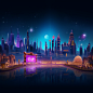 helenturner5269_Middle_Eastern_city_architecture_night_Neon_lig_f72e6ed0-cdee-4d16-aaca-ad5d33438667-2