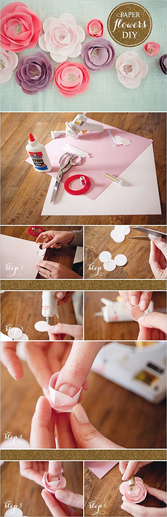 how to make paper fl...