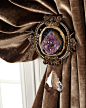 6009 Parker Each Paris Geode Curtain Tieback