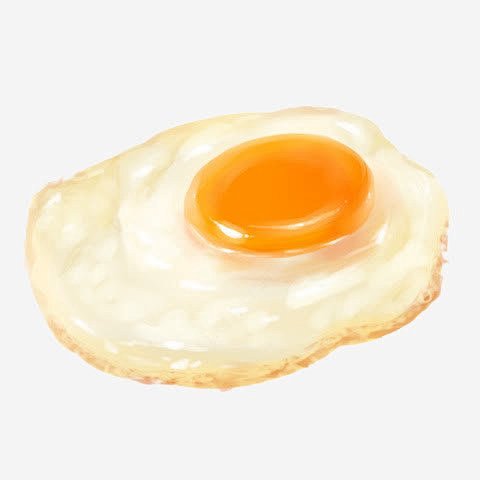 一个煎鸡蛋免抠素材_新图网ixintu....