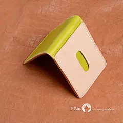 手艺辰|手工皮具|文艺极简草绿色驾照包卡包名片夹包邮-刻字-订制-淘宝网