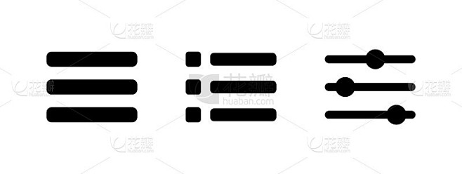 选择图标集。矢量图