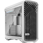 Fractal Torrent Clear Tempered Glass E-Atx Mid-Tower Computer Case In White