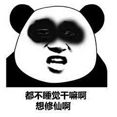 我要熬夜修仙表情包