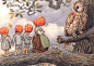 儿童绘本画家Elsa Beskow .