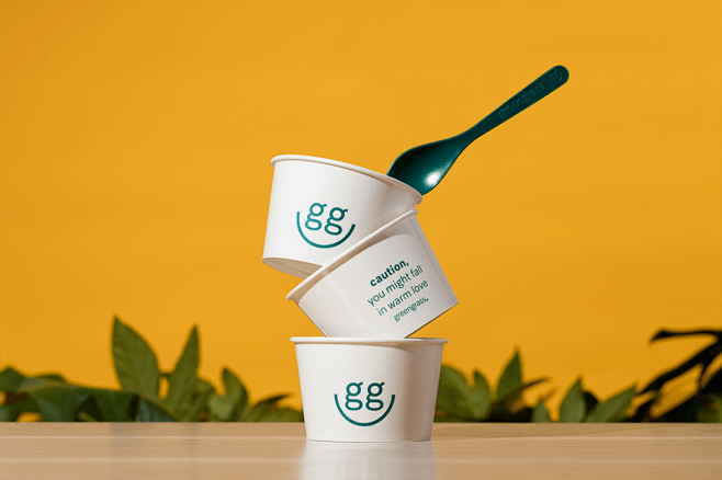 Greengrass沙拉餐厅品牌视觉设计...