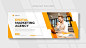 Digital marketing facebook cover page template