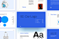 Behance 上的 Blue | Brand Guidelines Template