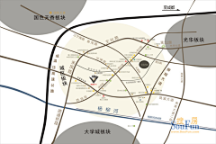 ❤_小俊子采集到地产-区位图