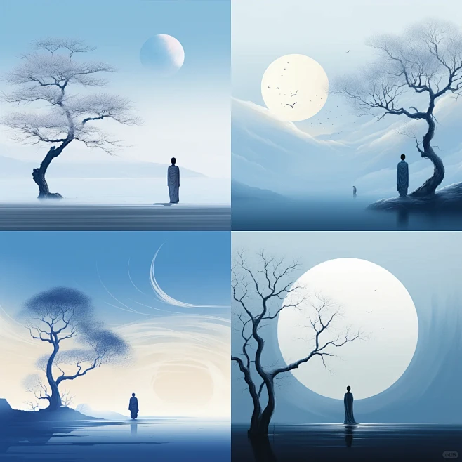 AI摄影东方美学-概念设计禅意-禅意新中式图片_AI绘画图片素材-花瓣网