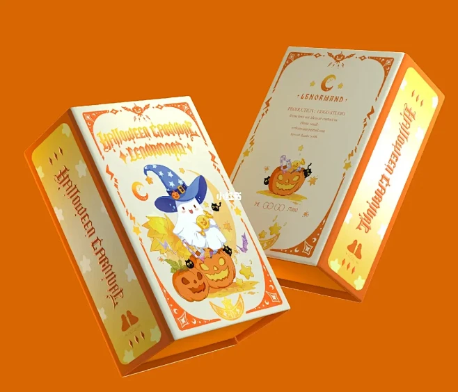 万圣狂欢原创利诺曼！！牌盒设计✨