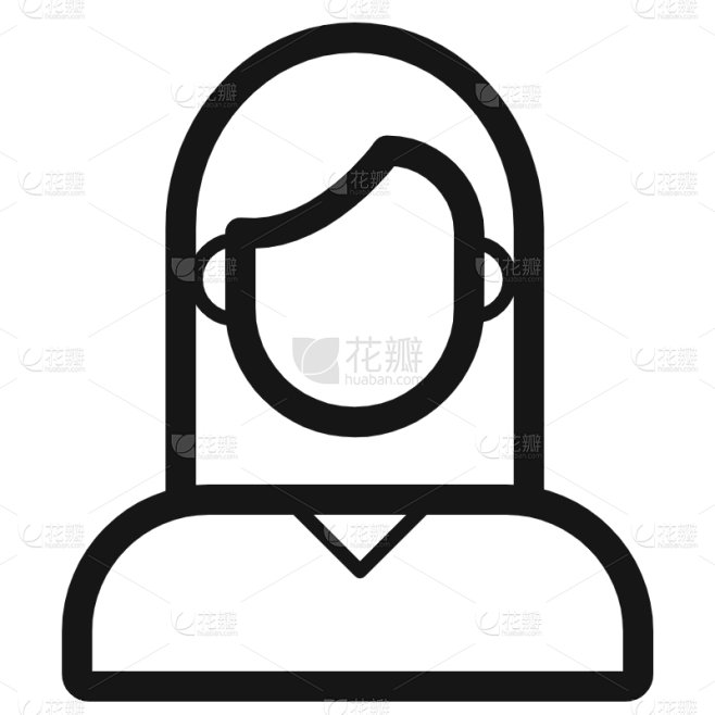 电商线性icon-女士
