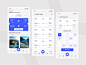 Flight Ticket Booking App by Hanieh Hamzeh for Obtic™ on Dribbble