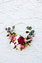 These beautiful peony floral hoops make the perfect alternative to a bouquet for bridesmaids or flower girls, lightweight and easy to hold they make an ideal floral accessory. Message me for custom flowers color orders or sizing. They also fit beautifully