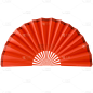 中国风中式红扇子元素素材