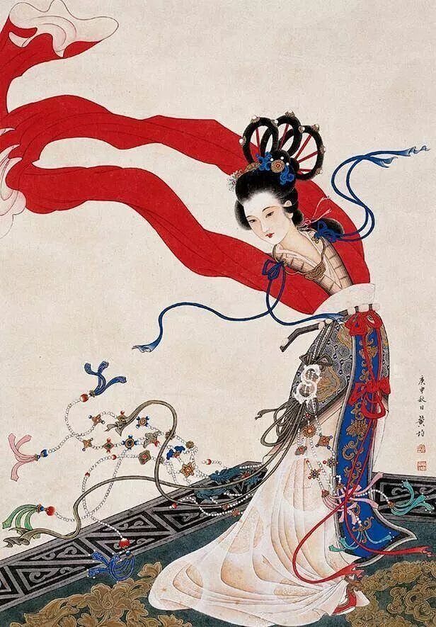 官推：古老的衣橱（汉朝篇）_冠服 : 其中，上衣下裳的冕服为帝王百官最隆重正式的礼服；袍服（深衣）为百官及士人常服，襦裙则为妇女喜爱的穿着 ...