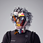 Digital Renderings Collage 3D Objects into Futuristic Self-Portraits by Artist Omar Aqil 