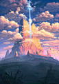 ArtStation - Space Emitter (time-lapse video + free PSD!), Gaétan Weltzer