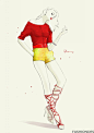 Floyd Grey’s fashion illustrations