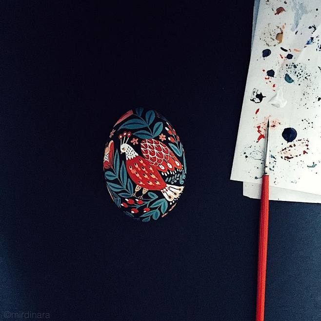 painted eggs by Dina...
