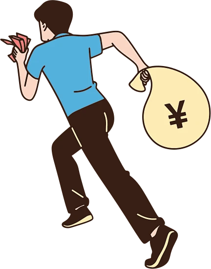 漫画风格常见诈骗行为插画-受害者男-花瓣网
