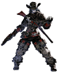 Dimos, Bloody Gunman Art from NieR Reincarnation
