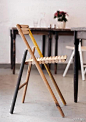 旧木扫帚柄钢椅子-荷兰Reinier de Jong设计师作品