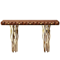 "Il Pezzo 10 Console" 21st Century Solid Wood Console For Sale