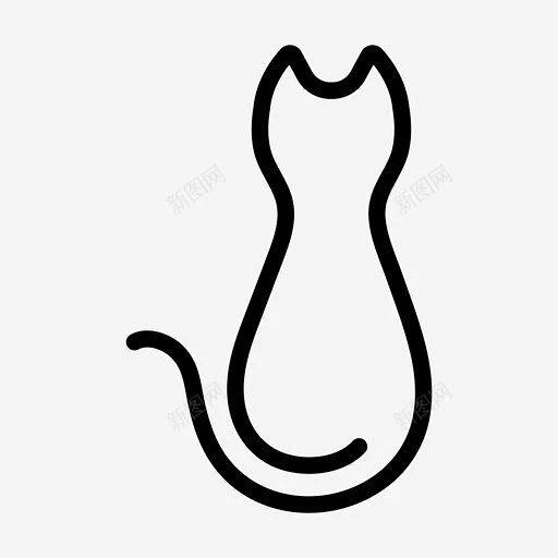 猫动物小猫图标 平面电商 创意素材-花瓣网