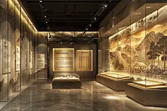 展览馆展厅规划摄影图