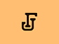 JF jf fj icon logconcept monogram logo brand branding