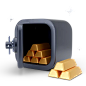 黄金保险3D图标