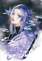 秦时明月#【天行九歌】紫女by@壳中蝎 - 堆糖，美图壁纸兴趣社区