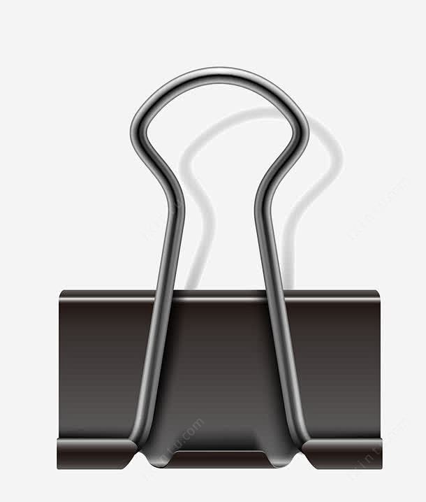 黑色夹子png免抠素材_新图网 https://ixintu.com 夹子 黑色 文具 卡通 装饰 矢量图 PNG图形