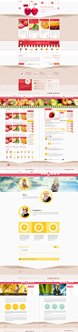 Fruit Shop (psd template) by ~trcakir on deviantART #网页设计#