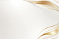 futuristic white and gold color flowing waving background wallpaper