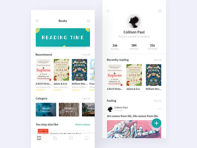Reading app 01 ui de...