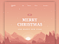 Christmas Newsletter  minimal design ux ui web page email newsletter christmas