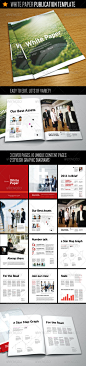 White Paper - Corporate Publication Template - GraphicRiver Item for Sale