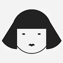 短发女孩脸图标_88ICON https://88icon.com 短发 女孩 脸 波波 刘海 堆叠 头发和脸